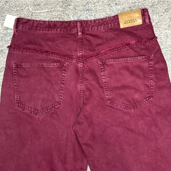 🆕 Isabel Marant Noemie High-Waisted Jeans Size 44 (12) - Picture 10 of 13